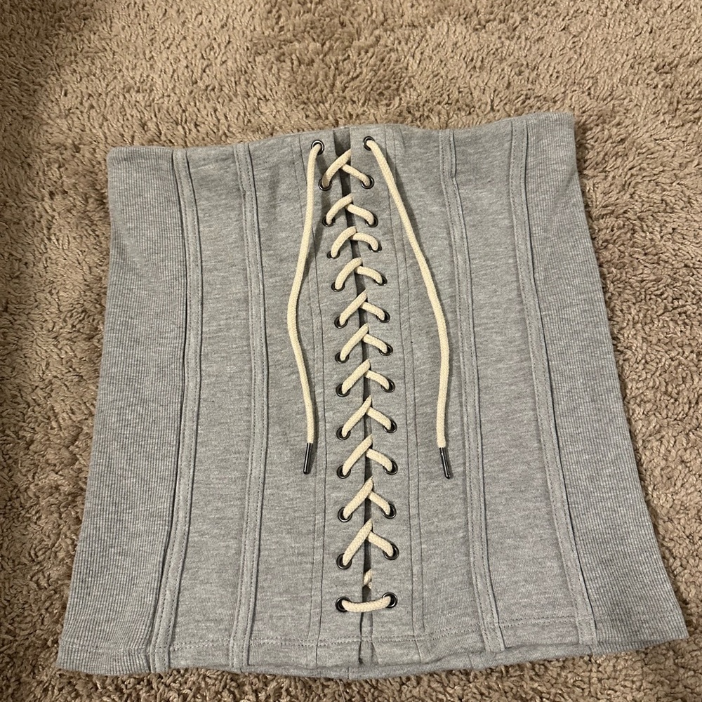 Forever 21 Heather Gray a Tube Top